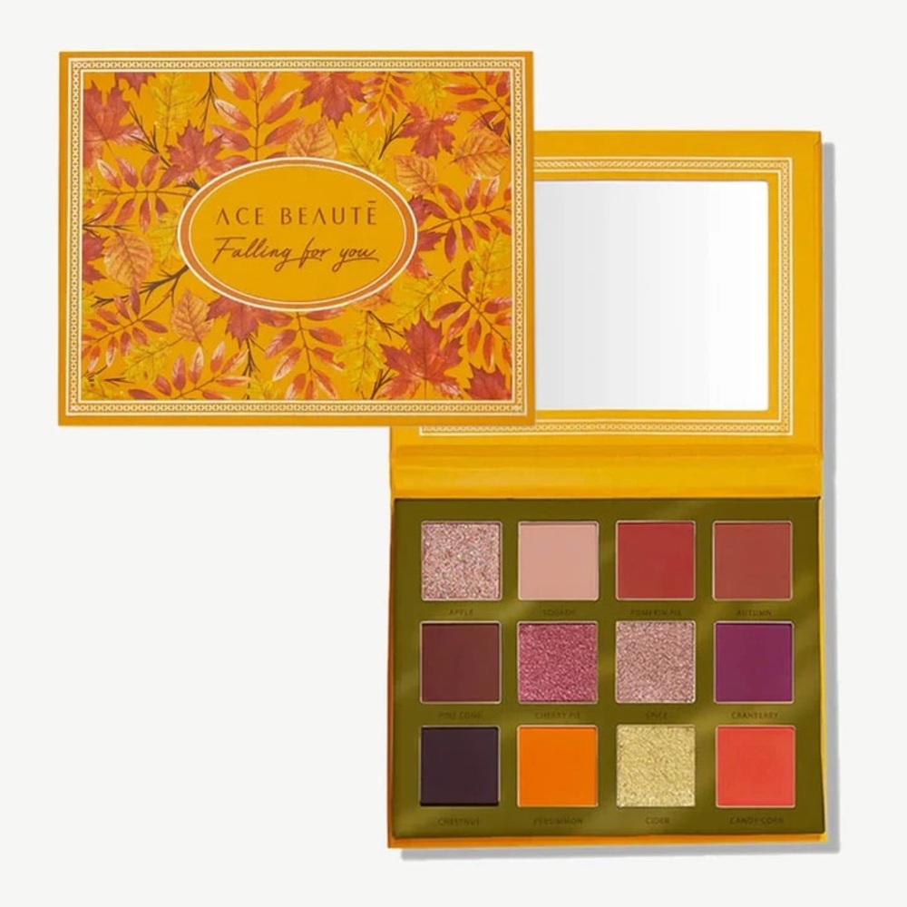 Ace Beaute New Falling for You Eyeshadow Palette Fall Inspired Matte‎ Metallic